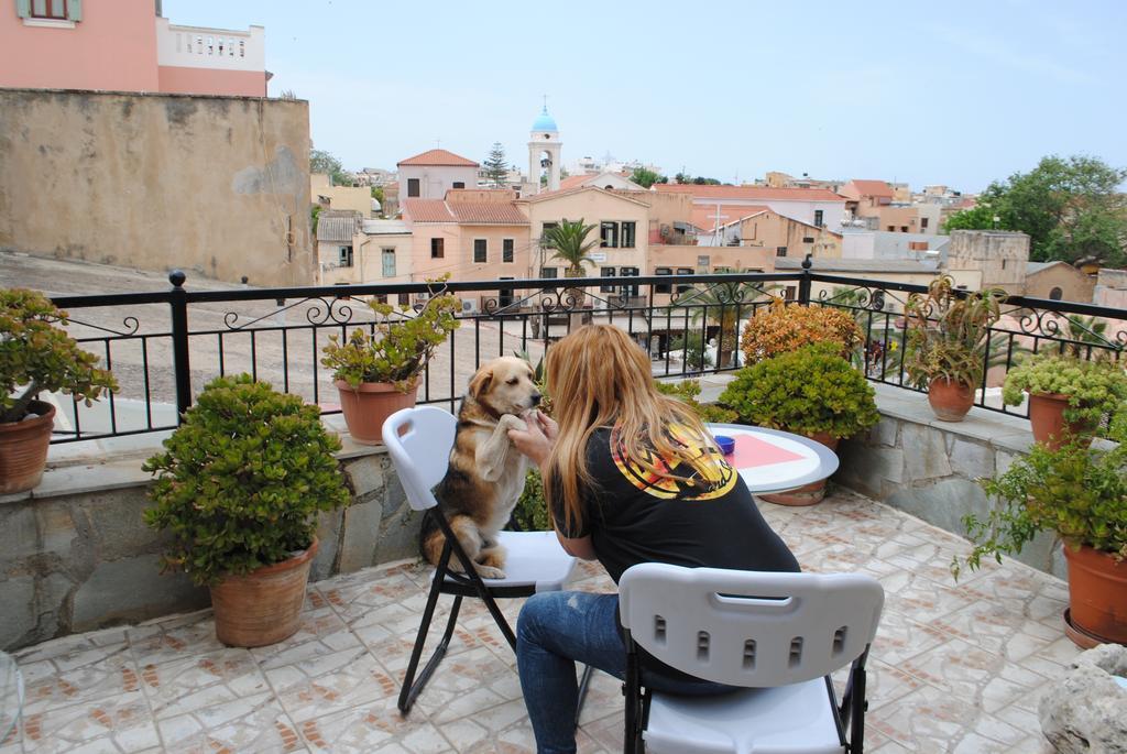 Traditional Idramon Hotel Chrissi Akti Chania Exterior foto