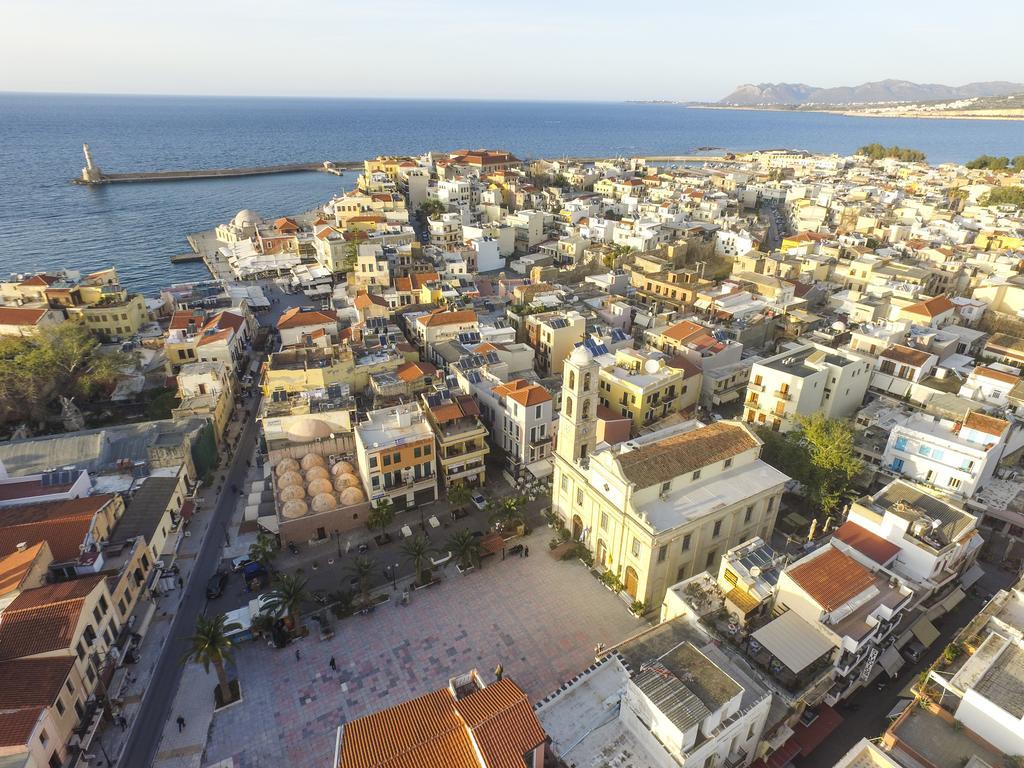 Traditional Idramon Hotel Chrissi Akti Chania Exterior foto
