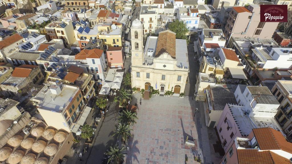 Traditional Idramon Hotel Chrissi Akti Chania Exterior foto