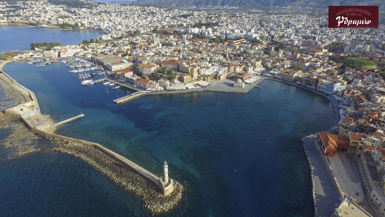 Traditional Idramon Hotel Chrissi Akti Chania Exterior foto